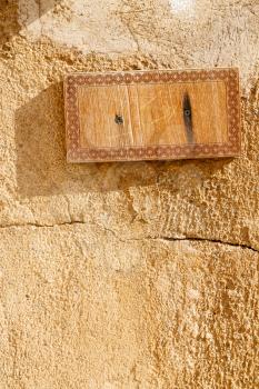 texture and abstract background line in oman old antique door 