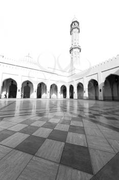  minaret and religion in clear sky in oman muscat the old mosque