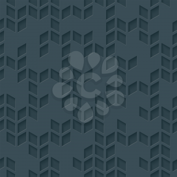 Abstract hi-tech geometric seamless pattern. Neutral tileable background of rhombus mosaic, Vector EPS10.