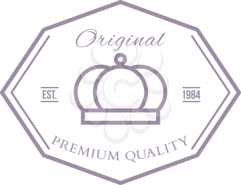 Premium quality labels and badges vector illustration