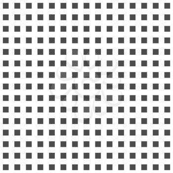 Squares Pattern. Black and White Background. Vector illustration