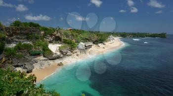 Nice beach in a sunny day. Bali island, indonesia