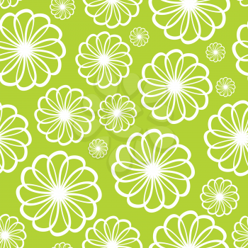 Flower Seamless Pattern Background Vector Illustration EPS10