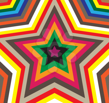 Abstract Multicolor Hypnotic Background. Vector Illustration EPS10
