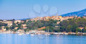 Porto-Vecchio, coastal cityscape, Corsica island, France