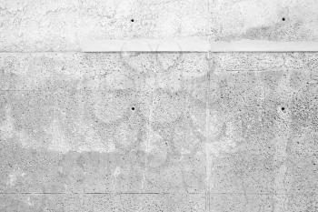 White gray outdoor concrete wall, frontal background photo texture