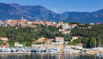 Corsica island, France. Porto-Vecchio, summer coastal landscape