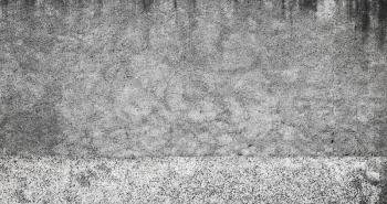 Abstract urban background texture. Gray grungy concrete wall with plastering layer