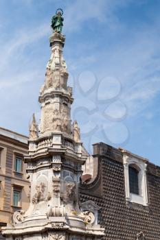 Guglia dell'Immacolata obelisk in Naples, Italy