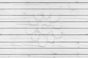 White wooden wall, seamless flat background photo texture