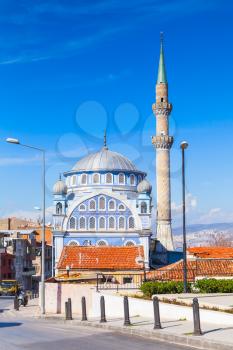 Old mosque Fatih Camii (Esrefpasa) in old part of Izmir city, Turkey