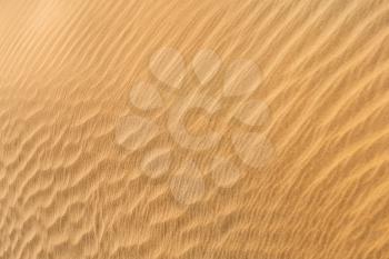 Desert sand dunes pattern is a very beautiful natural background