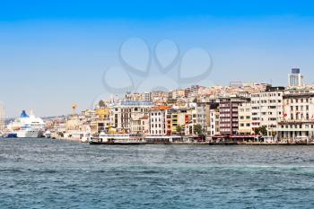 Golden Horn and Bosphorus in Istanbul, Turkey