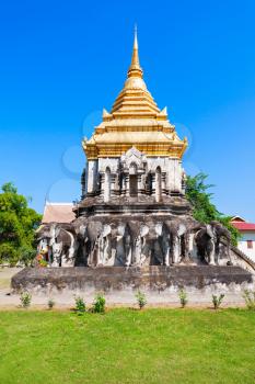 Wat Chiang Man is a Buddhist temple inside the old city of Chiang Mai, Thailand