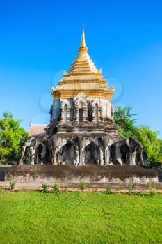 Wat Chiang Man is a Buddhist temple inside the old city of Chiang Mai, Thailand