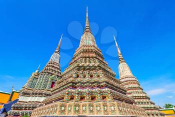 Phra Maha Chedi Si Rajakarn is a 42m high stupa in Wat Pho Buddhist temple complex in Bangkok, Thailand