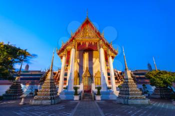Wat Pho is a Buddhist temple complex in Phra Nakhon district in Bangkok, Thailand