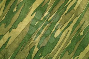Closeup of camouflage pattern. Background or texture