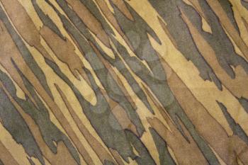 Close-up of camouflage pattern. Background or texture