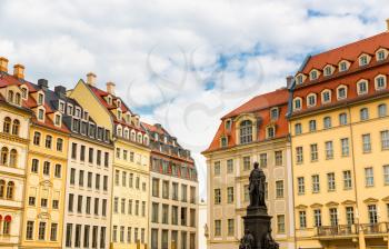Monument and old buildings, ancient architecture, old European town. Summer tourism and travels, famous europe landmark, popular places and streets