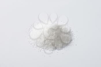 Heap of white granulated sugar