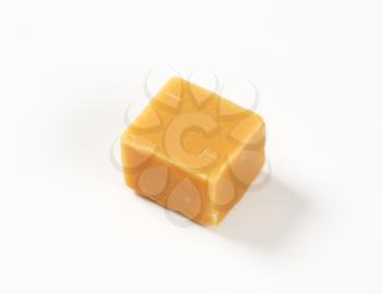 cube shaped chewy toffee candy