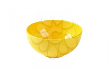 Deep round yellow all purpose bowl