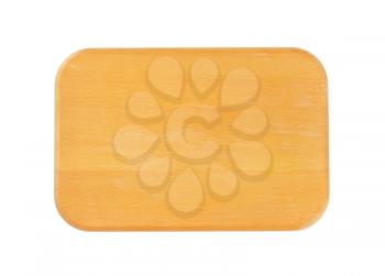 Rectangle wooden cutting board with rounded edges