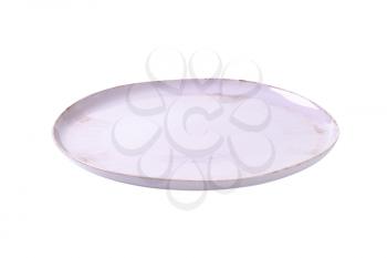 Round lilac color serving dish