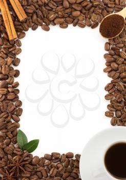 coffee concept isolated on white background