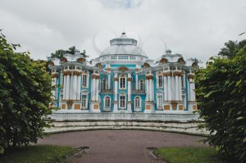 The Hermitage in Catherine Park of the settlement Tsarskoye Selo the Leningrad region nearby to the city of St. Petersburg.