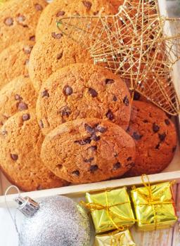 Cookies for christmas and christmas decoration