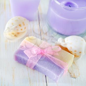 soap and candle