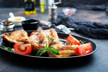 baked chicken wings with salt and aroma spice