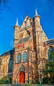 The Pieterskerk, a late-Gothic church in Leiden, the Netherlands
