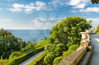 View of the Black Sea from the Vorontsov Palace - Alupka, Crimean Peninsula