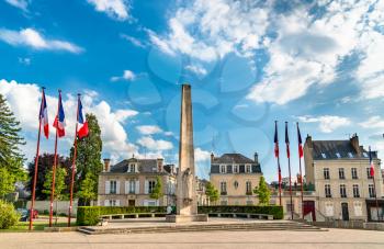 Aristide Briand Square in Le Mans - Pays de la Loire, France