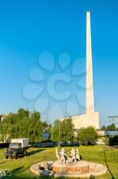 Barmaley Fountain and Memorial Bayonet at the The Battle of Stalingrad Museum in Volgograd, Russian Federation