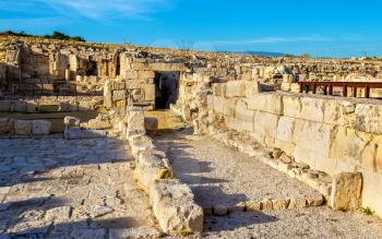 Ruins of Kourion, an ancient Greek city in Cyprus