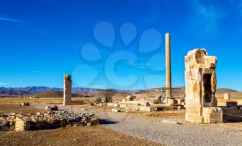 Ruins at Audience Palace in Pasargadae - Iran