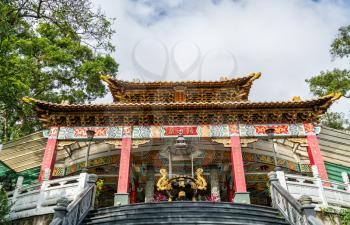 Yuantong Rock Temple in Changshou Park - Taipei, the capital of Taiwan