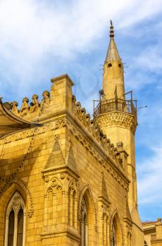 Minaret of the Al-Hussein Mosque in Cairo - Egypt