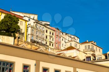 Cityscape of Coimbra old town in Portugal
