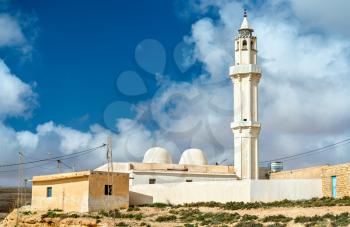 Mosque at Ksar Ouled Soltane near Tataouine in South Tunisia. North Africa