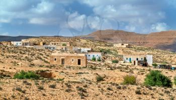 Typical village in South Tunisia, Tataouine Governorate. North Africa