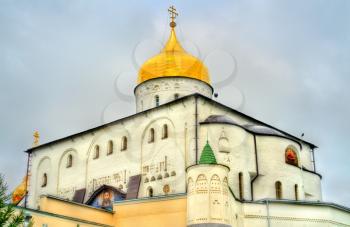 The Trinity Cathedral at Holy Dormition Pochayiv Lavra in Ternopil Region of Ukraine