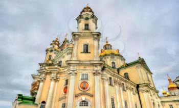 The Holy Assumption Cathedral at Pochayiv Lavra in Ternopil Oblast of Ukraine