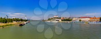 Danube river in Bratislava - Slovakia
