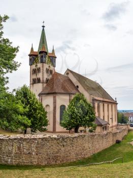 Saint Georges church in Chatenois - Alsace, France
