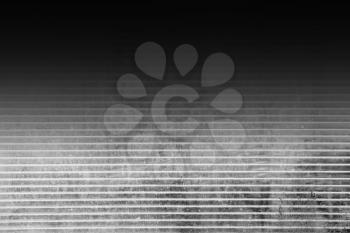 Horizontal black and white scanline glass texture background